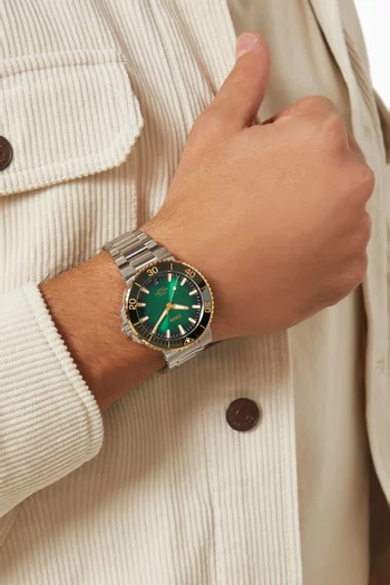 Aquis Date Calibre 400 Automatic Watch, 41.5mm