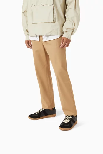 Replica Low-top Sneakers in Nappa & Suede