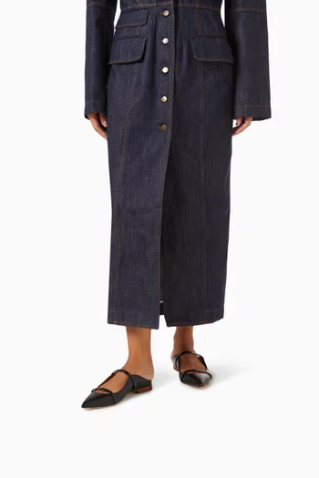 Maureen Flats in Nappa Leather