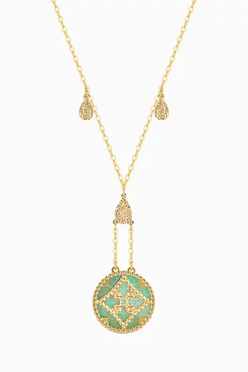 Amelia Versailles Mother of Pearl Necklace in 18kt Gold