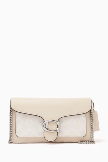 Tabby Chain Clutch Bag in Signature Canvas