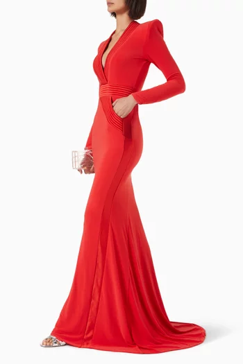 The Heiress Gown in Stretch-jersey