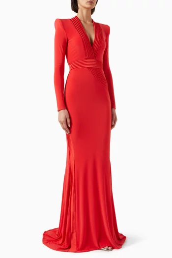 The Heiress Gown in Stretch-jersey