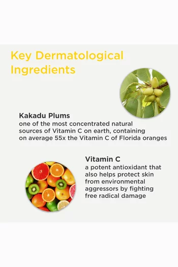 Kakadu C Vitamin C Brightening 3-in-1 Cleanser Toner & Make-up Remover for All Skin Types, 210ml