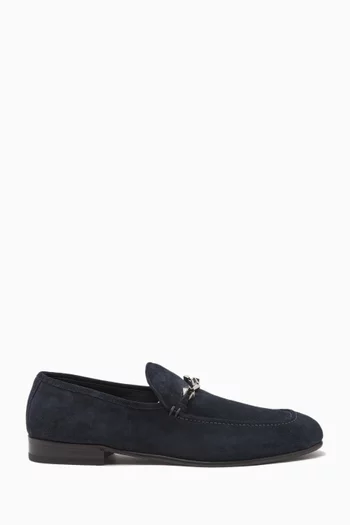 Marti Reverse Loafers in Suede