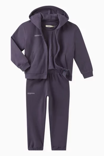 365 Zipped Hoodie in Organic Cotton