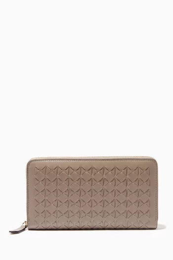 Zipped wallet in Mosaico Sahara