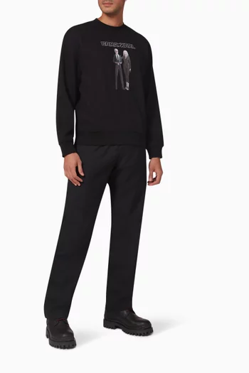 x Cara Delevingne Avatar Sweatshirt in Organic Cotton Jersey