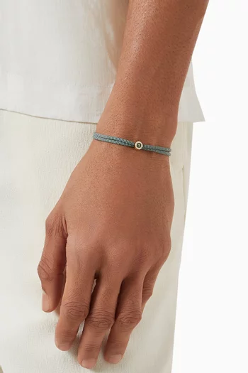 Opus Chalcedony Metric Rope Bracelet in 14kt Gold Vermeil