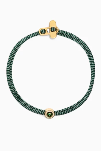 Opus Chalcedony Metric Rope Bracelet in 14kt Gold Vermeil