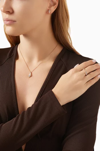 Junonia Diamond Pendant Necklace in 18kt Rose Gold