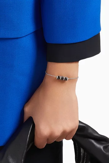 Cerith Diamond & Mother of Pearl Bracelet in 18kt White Gold