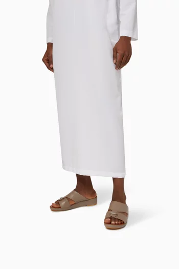 Fermaglio Marca Sandals in Leather