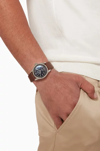 Big Crown Pointer Date Automatic LeatherWatch, 40mm