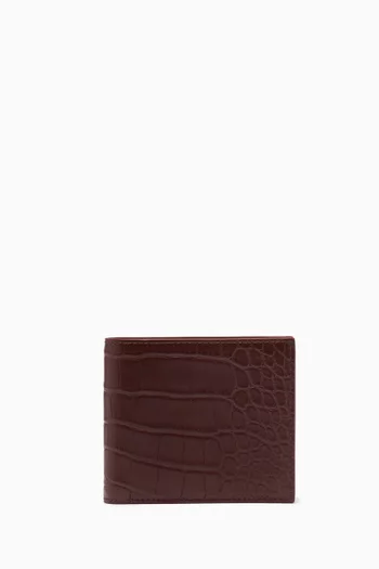 Bi-fold Wallet in Alligator Leather