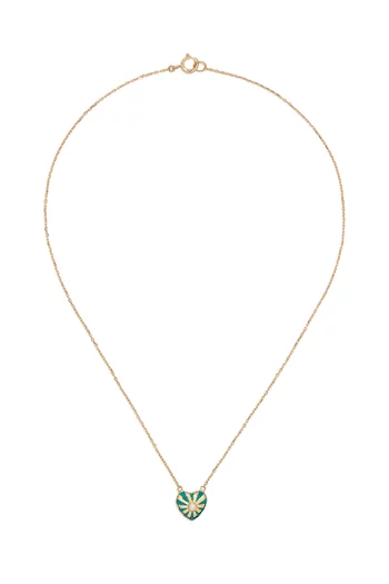 Mini Mila Heart Diamond Necklace in 18kt Gold