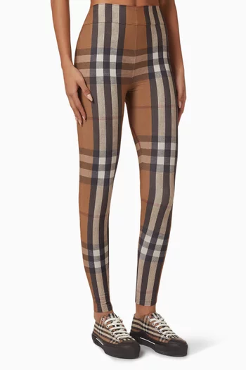 Vintage Check Tights in Stretch-jersey