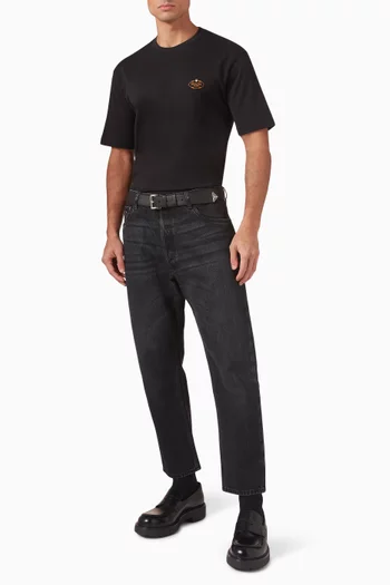 Logo Interlock T-shirt in Cotton
