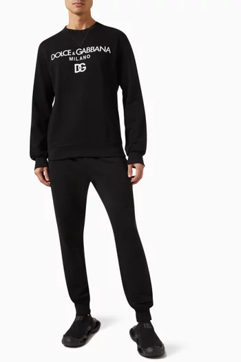 DG Milano Logo Sweatshirt in Cotton-jersey