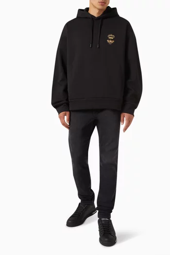 Crown Bee Sweatshirt in Cotton