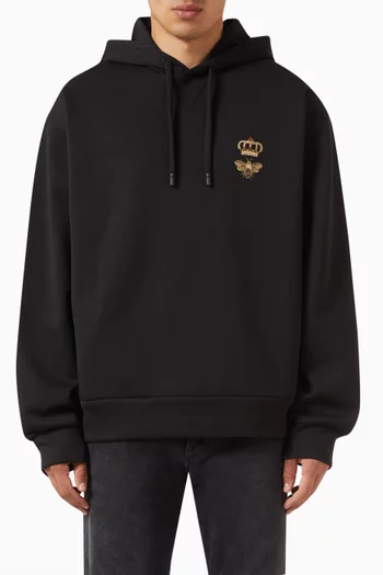 Crown Bee Sweatshirt in Cotton