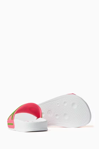 DG Logo Slide Sandals in Rubber