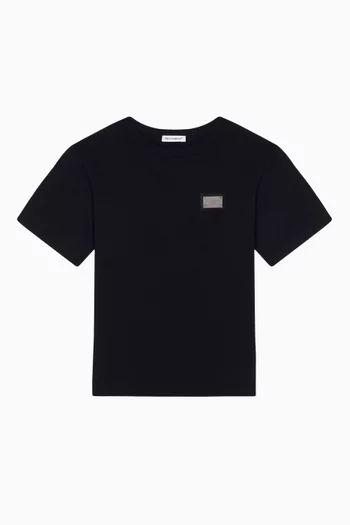 Logo Badge T-shirt in Cotton-jersey