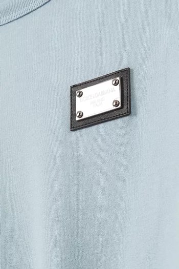 Logo Badge T-shirt in Cotton