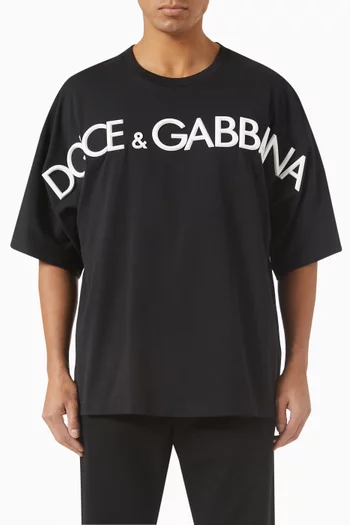 Logo T-shirt in Cotton Jersey