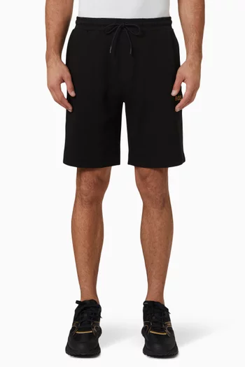 Logo Embroidered Shorts in Cotton Blend