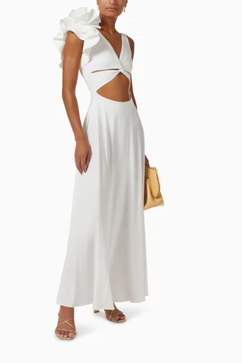 Blanca Maxi Dress in Stretch-nylon