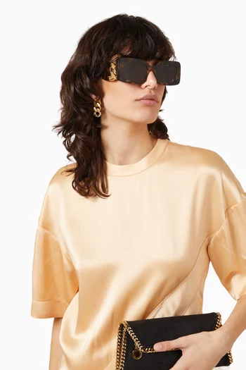 Square Sunglasses in Bio Acetate