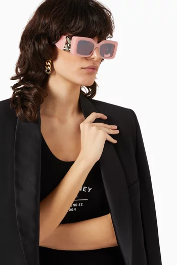 Square Sunglasses in Bio Acetate