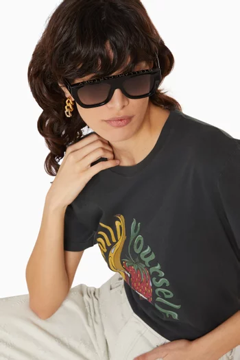 Square Sunglasses in Bio Acetate
