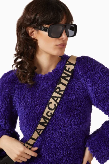 Oversized Sunglasses in Bio-acetate