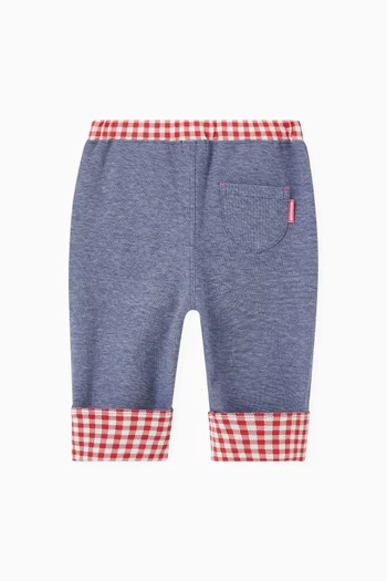 Bunny Logo Patch Pants in Cotton