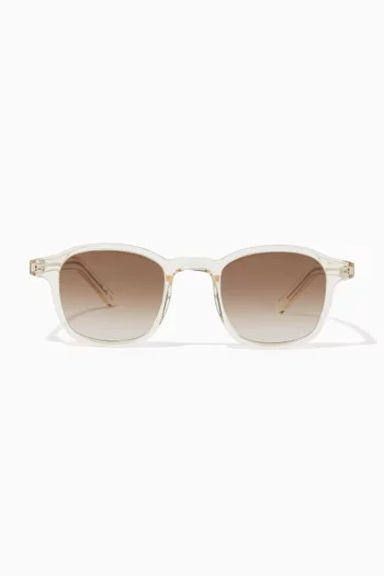 Round Sunglasses in Acetate