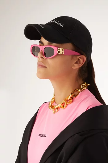Dynasty D-Frame Sunglasses in Acetate