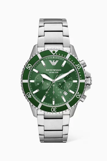 Diver Chrono Watch, 43mm