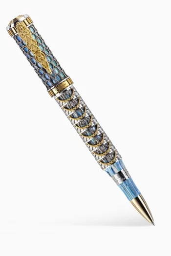 قلم حبر جاف بتصميم الفردوس من أعمال دانتي أليغييري بلاديوم