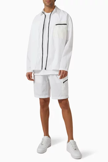 Filton Zip-front Shirt in Cotton