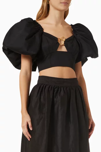 Marcel Bodice Cropped Top in Cotton