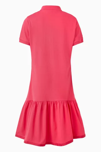 فستان تنس بشعار الماركة قطن