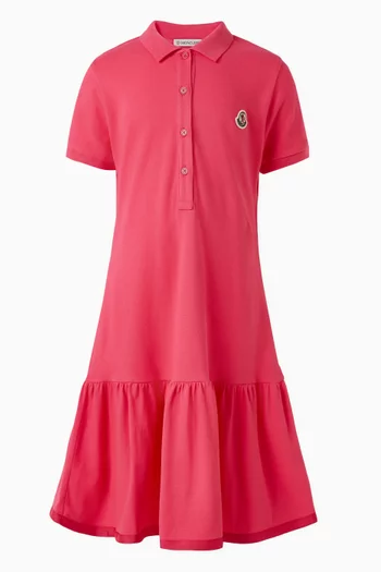 فستان تنس بشعار الماركة قطن