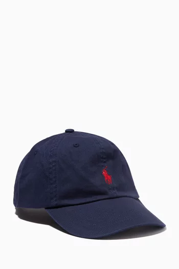 Logo Sports Cap in Cotton