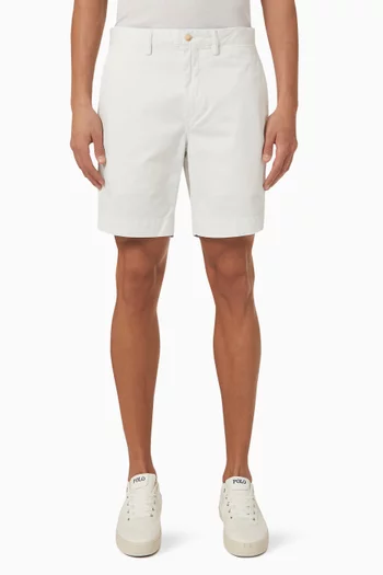 Polo Pony Chino Shorts in Stretch Cotton Twill