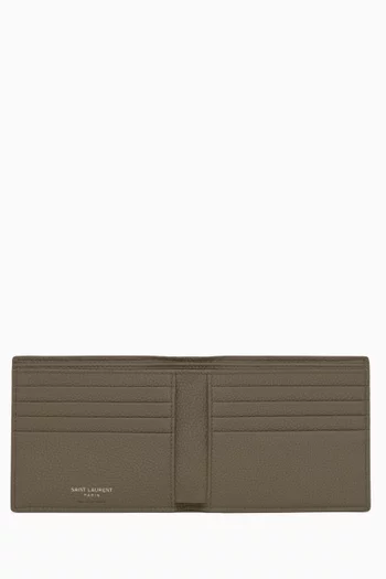 Tiny Monogram East/West Wallet in Leather