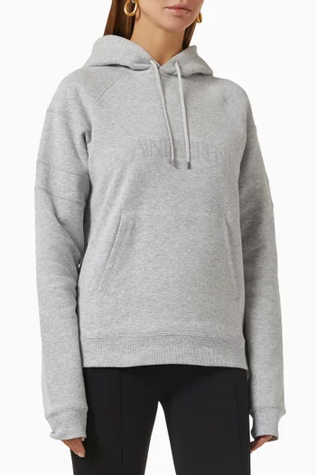 Logo Hoodie in Stretch-cotton