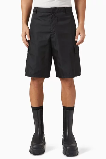 Logo Cargo Shorts in Re-Nylon