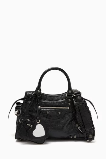 Neo Cagole City Small Shoulder Bag in Leather